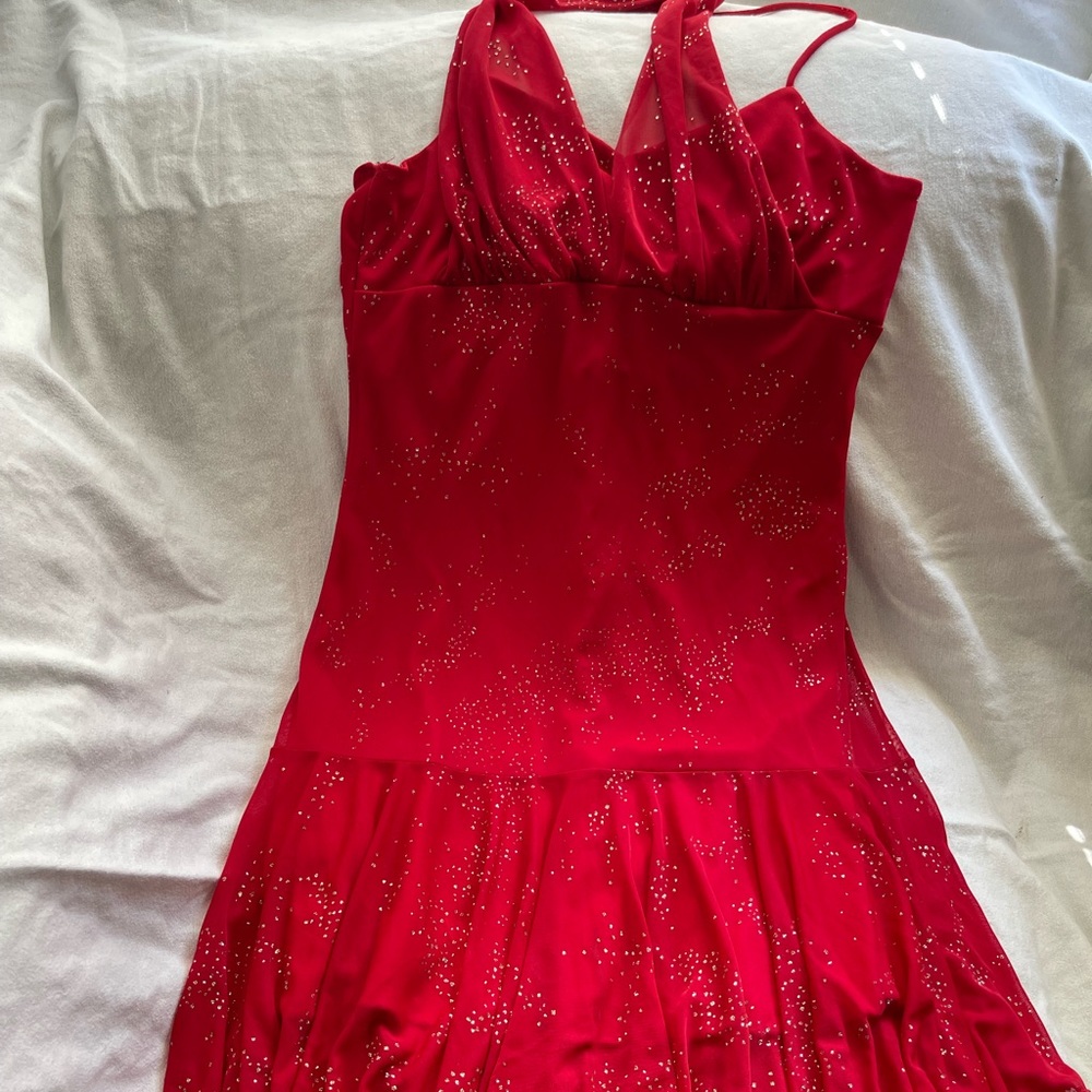 YS USA red halter neck dress - good condition - perfect for prom or a night out